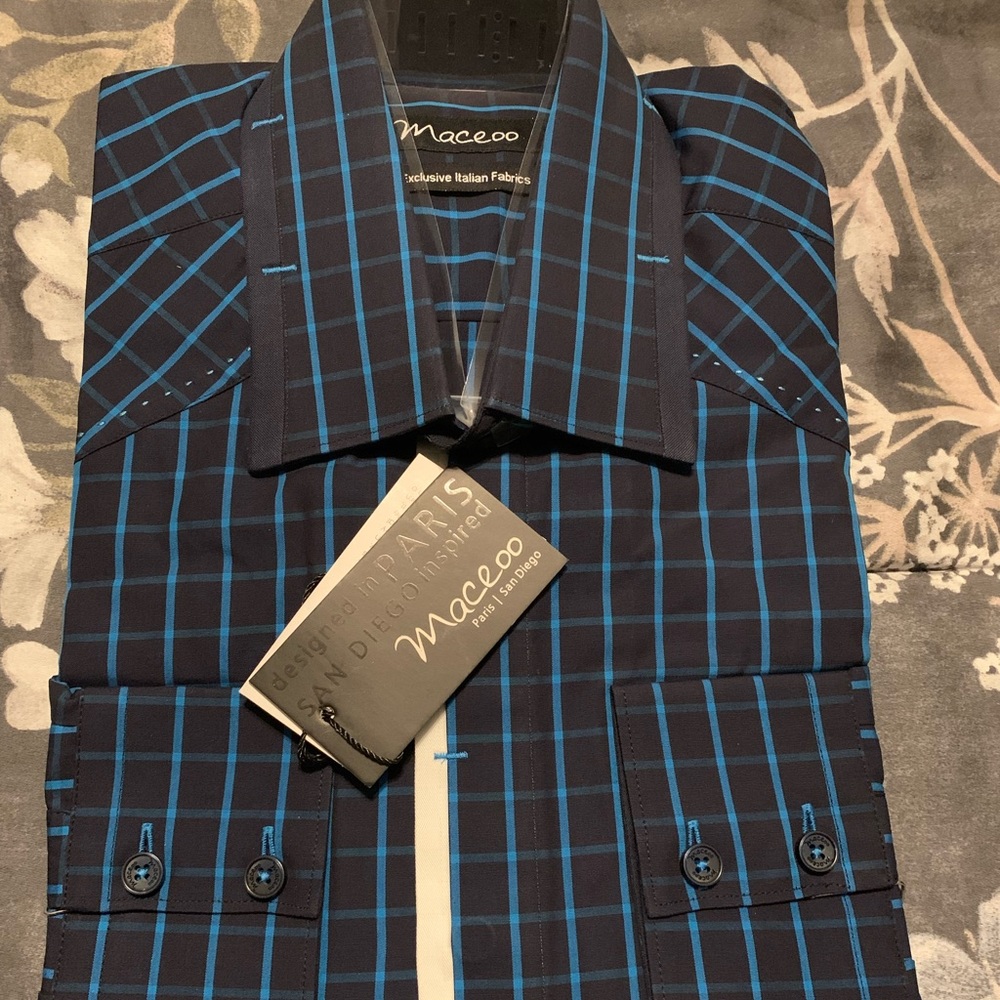 MAUDE BLUE STRIPE